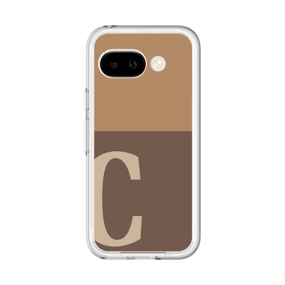 スリムプロテクションプレミアムケース［ オリジナル - initial two tone - C brown ］