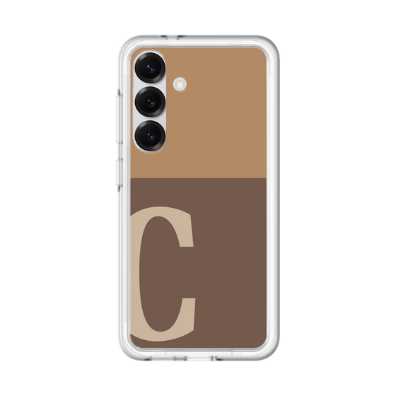 スリムプロテクションプレミアムケース［ オリジナル - initial two tone - C brown ］