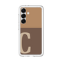 スリムプロテクションプレミアムケース［ オリジナル - initial two tone - C brown ］
