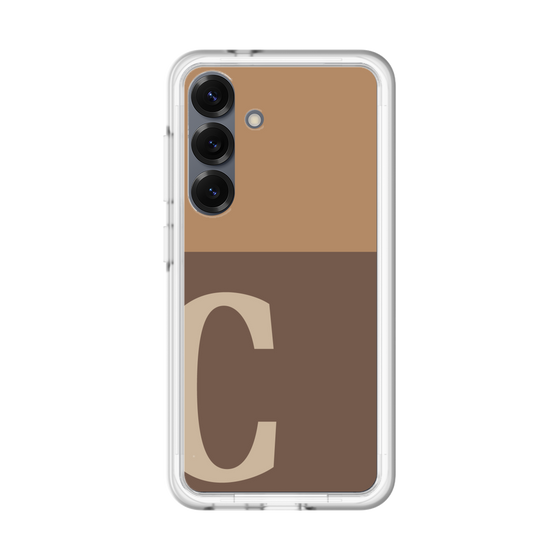 スリムプロテクションプレミアムケース［ オリジナル - initial two tone - C brown ］