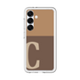 スリムプロテクションプレミアムケース［ オリジナル - initial two tone - C brown ］