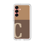 スリムプロテクションプレミアムケース［ オリジナル - initial two tone - C brown ］