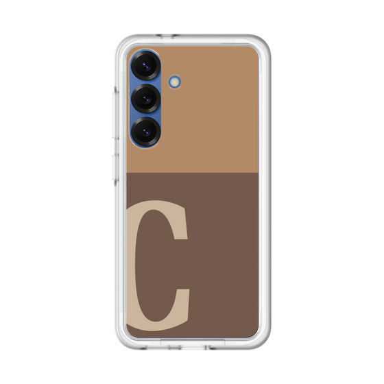 スリムプロテクションプレミアムケース［ オリジナル - initial two tone - C brown ］