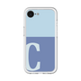 スリムプロテクションプレミアムケース［ オリジナル - initial two tone - C blue ］