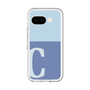 スリムプロテクションプレミアムケース［ オリジナル - initial two tone - C blue ］