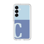 スリムプロテクションプレミアムケース［ オリジナル - initial two tone - C blue ］