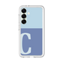 スリムプロテクションプレミアムケース［ オリジナル - initial two tone - C blue ］