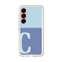 スリムプロテクションプレミアムケース［ オリジナル - initial two tone - C blue ］