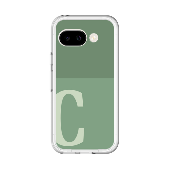スリムプロテクションプレミアムケース［ オリジナル - initial two tone - C green ］