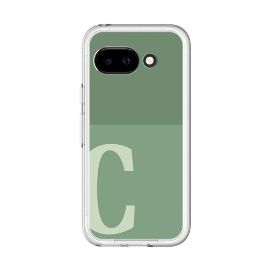 スリムプロテクションプレミアムケース［ オリジナル - initial two tone - C green ］