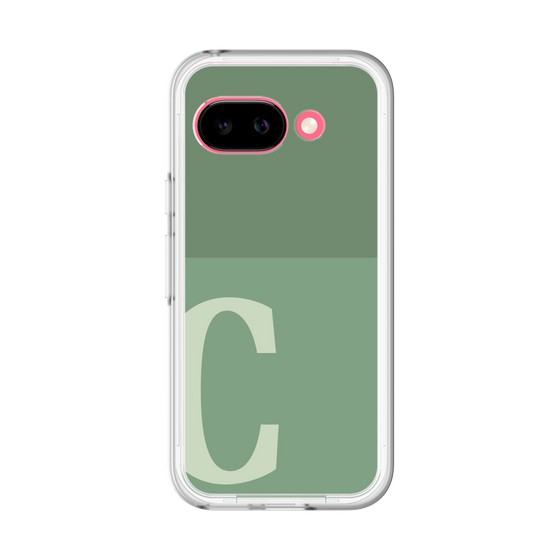 スリムプロテクションプレミアムケース［ オリジナル - initial two tone - C green ］