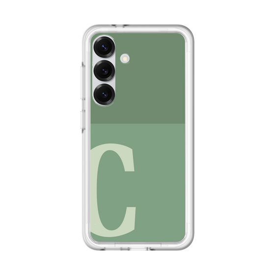 スリムプロテクションプレミアムケース［ オリジナル - initial two tone - C green ］