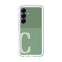 スリムプロテクションプレミアムケース［ オリジナル - initial two tone - C green ］