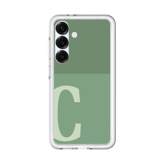 スリムプロテクションプレミアムケース［ オリジナル - initial two tone - C green ］