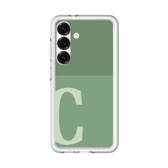 スリムプロテクションプレミアムケース［ オリジナル - initial two tone - C green ］