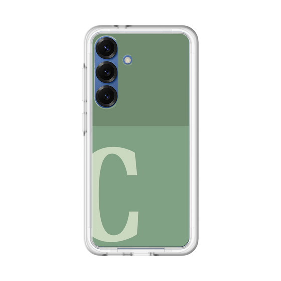 スリムプロテクションプレミアムケース［ オリジナル - initial two tone - C green ］