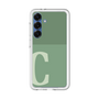 スリムプロテクションプレミアムケース［ オリジナル - initial two tone - C green ］