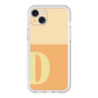 スリムプロテクションプレミアムケース［ オリジナル - initial two tone - D orange ］