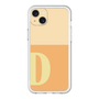 スリムプロテクションプレミアムケース［ オリジナル - initial two tone - D orange ］