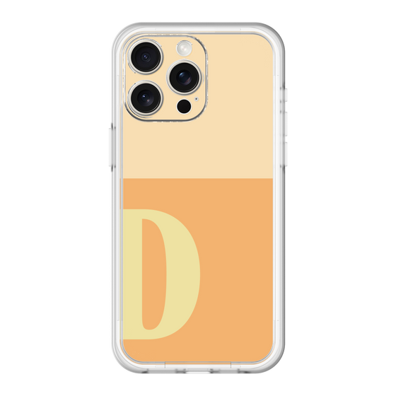 スリムプロテクションプレミアムケース［ オリジナル - initial two tone - D orange ］