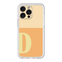 スリムプロテクションプレミアムケース［ オリジナル - initial two tone - D orange ］