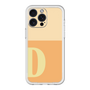スリムプロテクションプレミアムケース［ オリジナル - initial two tone - D orange ］