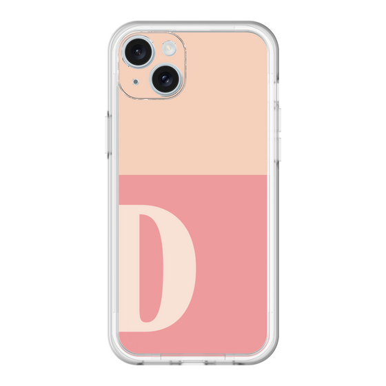 スリムプロテクションプレミアムケース［ オリジナル - initial two tone - D pink ］