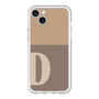 スリムプロテクションプレミアムケース［ オリジナル - initial two tone - D brown ］