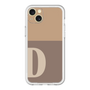 スリムプロテクションプレミアムケース［ オリジナル - initial two tone - D brown ］