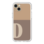 スリムプロテクションプレミアムケース［ オリジナル - initial two tone - D brown ］
