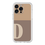 スリムプロテクションプレミアムケース［ オリジナル - initial two tone - D brown ］