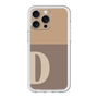 スリムプロテクションプレミアムケース［ オリジナル - initial two tone - D brown ］