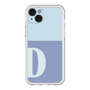 スリムプロテクションプレミアムケース［ オリジナル - initial two tone - D blue ］