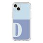 スリムプロテクションプレミアムケース［ オリジナル - initial two tone - D blue ］