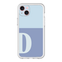 スリムプロテクションプレミアムケース［ オリジナル - initial two tone - D blue ］