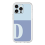 スリムプロテクションプレミアムケース［ オリジナル - initial two tone - D blue ］