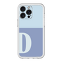 スリムプロテクションプレミアムケース［ オリジナル - initial two tone - D blue ］