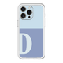 スリムプロテクションプレミアムケース［ オリジナル - initial two tone - D blue ］