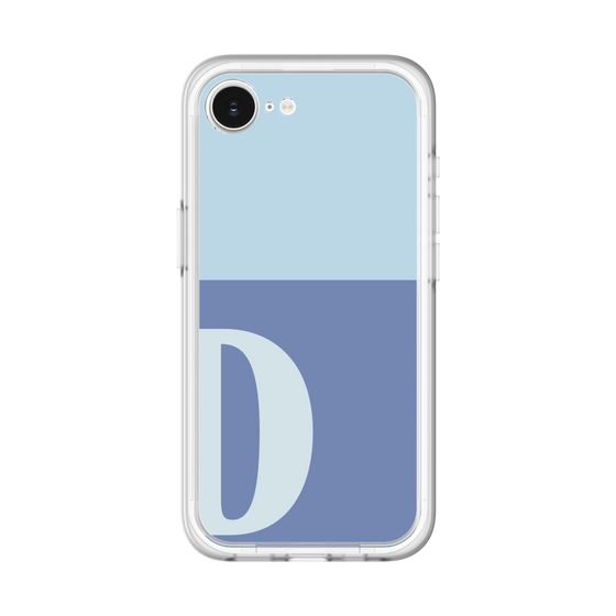 スリムプロテクションプレミアムケース［ オリジナル - initial two tone - D blue ］