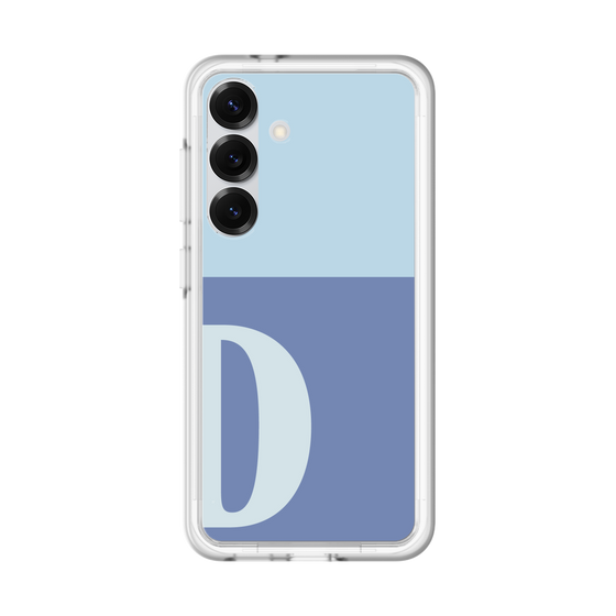 スリムプロテクションプレミアムケース［ オリジナル - initial two tone - D blue ］