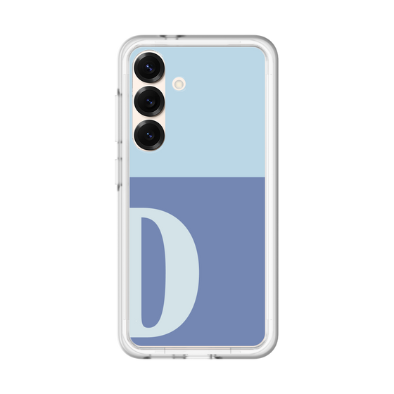 スリムプロテクションプレミアムケース［ オリジナル - initial two tone - D blue ］