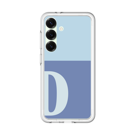 スリムプロテクションプレミアムケース［ オリジナル - initial two tone - D blue ］