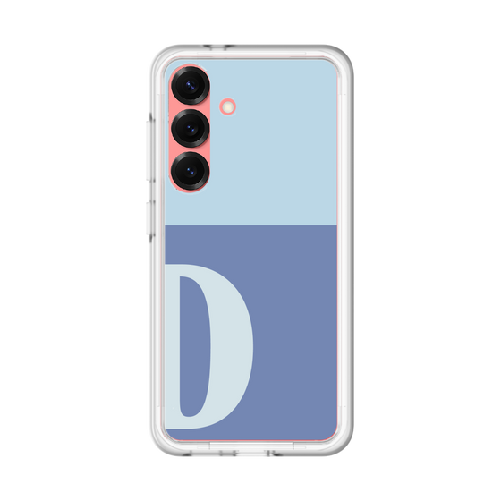 スリムプロテクションプレミアムケース［ オリジナル - initial two tone - D blue ］