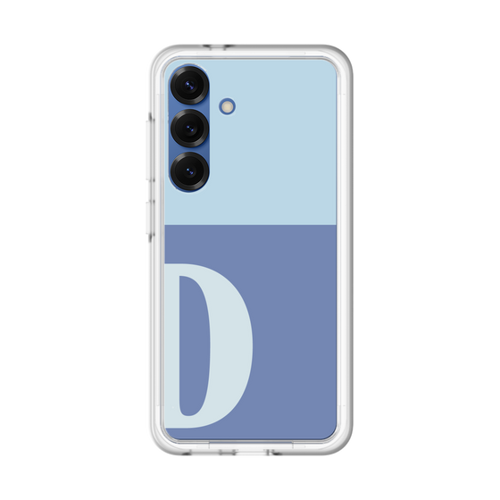 スリムプロテクションプレミアムケース［ オリジナル - initial two tone - D blue ］