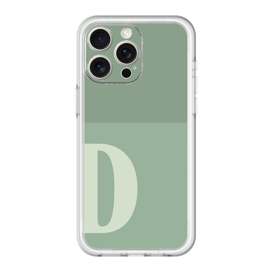 スリムプロテクションプレミアムケース［ オリジナル - initial two tone - D green ］