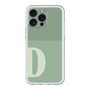 スリムプロテクションプレミアムケース［ オリジナル - initial two tone - D green ］