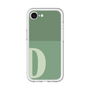 スリムプロテクションプレミアムケース［ オリジナル - initial two tone - D green ］