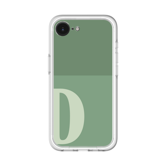 スリムプロテクションプレミアムケース［ オリジナル - initial two tone - D green ］