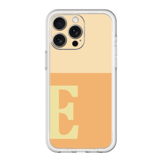 スリムプロテクションプレミアムケース［ オリジナル - initial two tone - E orange ］