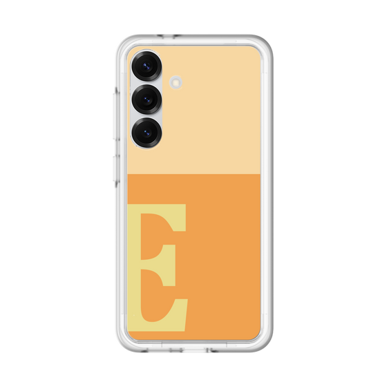 スリムプロテクションプレミアムケース［ オリジナル - initial two tone - E orange ］